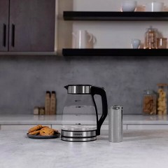Чайник со съемным заварником TIMBERK T-EK27G02, 1,5 л, 1800 Вт, закрытый нагревательный элемент, стекло, стальной Чайник со съемным заварником TIMBERK T-EK27G02, 1,5 л, 1800 Вт, закрытый нагревательный элемент, стекло, стальной - фото 8