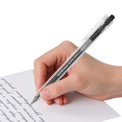 Ручка гелевая автоматическая ERICH KRAUSE "Crystal Note Matic Classic", линия 0,5 мм, черная, 63122 - фото 8