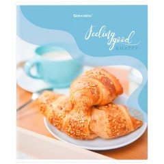 Тетрадь А5, 48 л., BRAUBERG, скоба, клетка, матовая ламинация, выборочный лак, "Sweets" (микс в спайке), 404373 - фото 5