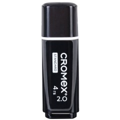 Флеш-диск 4 GB, CROMEX (КРОМЕКС) Standard USB 2.0, черный, 514156 - фото 2