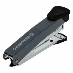 Степлер №10 металлический BRAUBERG "UNIVERSAL GT", до 16 листов, с антистеплером, черный, 272750 - фото 4