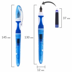 Ручка перьевая с 10 сменными картриджами BRAUBERG "DELTA", эргономичный корпус, иридий, 143954 Ручка перьевая с 10 сменными картриджами BRAUBERG "DELTA", эргономичный корпус, иридий, 143954 - фото 11