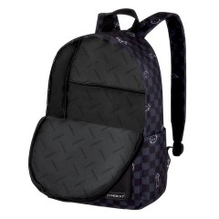 Рюкзак HEIKKI POSITIVE (ХЕЙКИ) универсальный, карман-антивор, "Gray Chess", 42х28х14 см, 273855 - фото 16