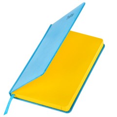 Ежедневник датированный 2026, А5, 138x213 мм, BRAUBERG "Rainbow", под кожу, бирюзовый, 117076 - фото 4