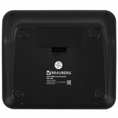 Калькулятор настольный BRAUBERG KW-1000-BK (152x132 мм), 3D-кнопки, 12 разрядов, черный, 272956 - фото 2