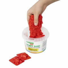 Песок для лепки кинетический BRAUBERG KIDS, красный, 500 г, 2 формочки, ведерко, 665093 Песок для лепки кинетический BRAUBERG KIDS, красный, 500 г, 2 формочки, ведерко, 665093 - фото 6