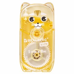 Корректирующая лента BRAUBERG KIDS "ЗВЕРЯТА", 5 мм х 8 м, механизм перемотки, корпус ассорти, блистер, 272499 Корректирующая лента BRAUBERG KIDS "ЗВЕРЯТА", 5 мм х 8 м, механизм перемотки, корпус ассорти, блистер, 272499 - фото 3