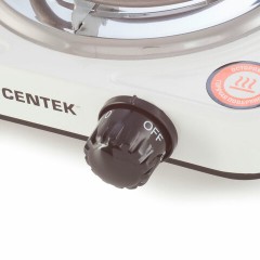 Настольная электрическая плита CENTEK CT-1508, 1000 Вт, 1 конфорка, 5 режимов нагрева, белая Настольная электрическая плита CENTEK CT-1508, 1000 Вт, 1 конфорка, 5 режимов нагрева, белая - фото 2