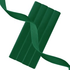 Лента БАРХАТНАЯ упаковочная для декора, подарков и рукоделия, 10 мм х 5 м, изумруд, ЗОЛОТАЯ СКАЗКА, 592969 - фото 4