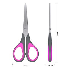 Ножницы ERICH KRAUSE "EasyCut+", 17 см, ассорти, блистер, 35099 - фото 7