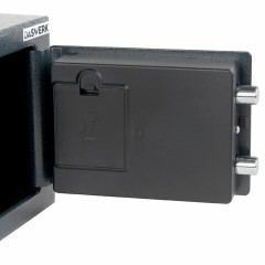 Сейф мебельный DASWERK SC-170EL (170х230х170 мм), электронный замок, графит, 291338 - фото 6
