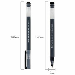 Ручки гелевые BRAUBERG X-WRITER 1800, УВЕЛИЧЕННАЯ ДЛИНА ПИСЬМА 1 800 м, ЧЕРНЫЕ, НАБОР 4 ШТУКИ, стандартный узел 0,5 мм, 144136 Ручки гелевые BRAUBERG X-WRITER 1800, УВЕЛИЧЕННАЯ ДЛИНА ПИСЬМА 1 800 м, ЧЕРНЫЕ, НАБОР 4 ШТУКИ, стандартный узел 0,5 мм, 144136 - фото 9