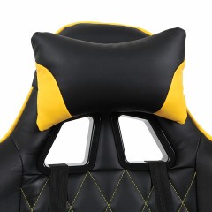 Кресло компьютерное BRABIX "GT Master GM-110", две подушки, экокожа, черное/желтое, 531927 Кресло компьютерное BRABIX "GT Master GM-110", две подушки, экокожа, черное/желтое, 531927 - фото 8