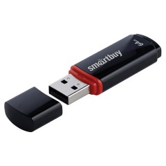 Флеш-память Smartbuy Crown, 64Gb, USB 2.0, чер, SB64GBCRW-K - фото 4