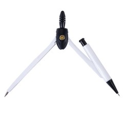 Готовальня ПИФАГОР, 8 предметов: циркуль 120 мм, чертежные принадлежности, металлический пенал, 210859 - фото 6