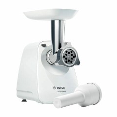 Мясорубка BOSCH MFW2500W, 1500 Вт, производительность 1,7 кг/мин, металлический шнек, пластик, белая Мясорубка BOSCH MFW2500W, 1500 Вт, производительность 1,7 кг/мин, металлический шнек, пластик, белая - фото 2