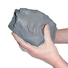 Глина для лепки голубая ОСТРОВ СОКРОВИЩ, 1 кг, порошковая, готовая, размачиваемая, 227139 - фото 2