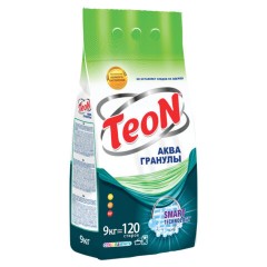 Стиральный порошок для всех типов стирки 9 кг TEON Color&White, бесфосфатный, 650 - фото 2