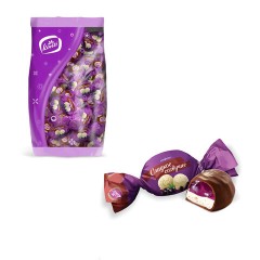 Конфеты шоколадные KONTI "Сладкое созвучие", смородина с пломбиром, 1000 г, пакет, 13915