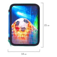 Пенал BRAUBERG, 2 отделения, полиэстер, 21х14 см, "Fire football", 270322 Пенал BRAUBERG, 2 отделения, полиэстер, 21х14 см, "Fire football", 270322 - фото 12