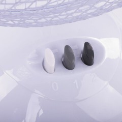 Вентилятор настольный SONNEN FT23-B6, d=23 см, 25 Вт, на подставке, 2 скоростных режима, белый/серый, 451038 Вентилятор настольный SONNEN FT23-B6, d=23 см, 25 Вт, на подставке, 2 скоростных режима, белый/серый, 451038 - фото 4