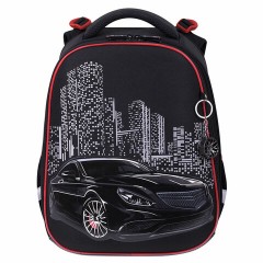 Ранец BRAUBERG PREMIUM, 2 отделения, с брелком, "City car", LED ЛАМПОЧКИ, 38х29х16 см, 271356 Ранец BRAUBERG PREMIUM, 2 отделения, с брелком, "City car", LED ЛАМПОЧКИ, 38х29х16 см, 271356 - фото 2