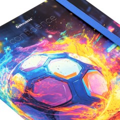 Дневник 1-11 класс 48 л., твердый, BRAUBERG, матовая ламинация, резинка, закладка-ляссе, с подсказом, "Футбол", 107235 - фото 4