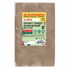 Крафт-пакет бумажный 18х12х29 см, КОМПЛЕКТ 100 шт., плотность 90 г/м2, LAIMA ECO CRAFT, 609683 Крафт-пакет бумажный 18х12х29 см, КОМПЛЕКТ 100 шт., плотность 90 г/м2, LAIMA ECO CRAFT, 609683 - фото 7