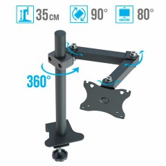 Кронштейн для монитора К-501 VESA 75х75-100х100, 17"-32", до 8 кг, РЭМО, 4603225012955, 960058 - фото 3