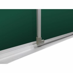 Доска для мела магнитная 3-х элементная, 100х170/340 см, 5 рабочих поверхностей, зеленая, BS, ТЭ-340М Доска для мела магнитная 3-х элементная, 100х170/340 см, 5 рабочих поверхностей, зеленая, BS, ТЭ-340М - фото 2