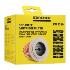 Фильтр KARCHER патронный KFI3310, для пылесосов серии WD 1 / 2 / 3 / SE, 2.863-303.0 Фильтр KARCHER патронный KFI3310, для пылесосов серии WD 1 / 2 / 3 / SE, 2.863-303.0 - фото 4