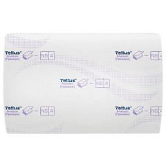 Салфетки Tellus/TORK (Система NS4) ПРЕМИУМ, 2-слойные, КОМПЛЕКТ 20 шт., 200 шт., белые, 773100 - фото 2