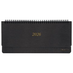 Планинг датированный 2026 305х140 мм BRAUBERG "Iguana", под кожу, черный, 117224 Планинг датированный 2026 305х140 мм BRAUBERG "Iguana", под кожу, черный, 117224 - фото 3