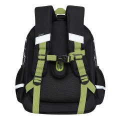 Ранец GRIZZLY анатомическая спинка, c бейджем, для мальчиков, "BEAR", 36х28х20 см, RAz-287-9/1 - фото 3