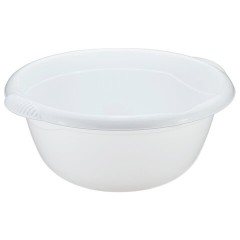 Таз 16 л, хозяйственный, круглый, с ручками, пластиковый, 18х45х49 см, цвет белый, IDEA, М 2507