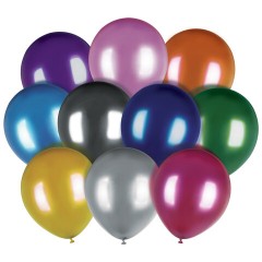 Шары воздушные 30 см, 20 штук, "ХРОМ", ассорти, BRAUBERG KIDS, 591887 Шары воздушные 30 см, 20 штук, "ХРОМ", ассорти, BRAUBERG KIDS, 591887 - фото 3