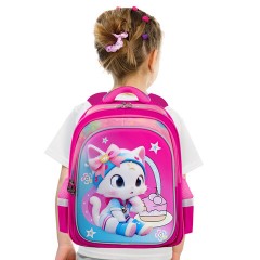 Рюкзак BRAUBERG KIDS FLOSSY, 2 отделения, 3 кармана, "Sweet Kitten", 3D-панель, 40х28х18 см, 273180 Рюкзак BRAUBERG KIDS FLOSSY, 2 отделения, 3 кармана, "Sweet Kitten", 3D-панель, 40х28х18 см, 273180 - фото 8