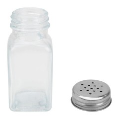 Набор для специй 2х80 мл, CLASSIC, солонка + перечница, стекло/сталь, WEGLA (ВЕГЛА), 700226 - фото 3