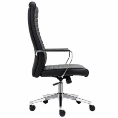 Кресло BRABIX PREMIUM ''Solo EX-730'', алюминий, хром, экокожа, черное, 532936 - фото 2