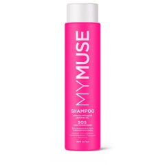 Шампунь укрепляющий 400 мл, MYMUSE SOS-восстановление для секущихся и поврежденных волос, 145017