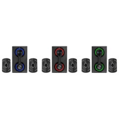 Колонки компьютерные DEFENDER Eclipse, 2.1, 40 Вт, Bluetooth, FM, USB, SD, AUX, черные, 65593 - фото 4
