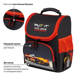 Ранец ПИФАГОР BASIC, 1 отделение, 3 кармана, эргономичная спинка, "Cool wheels", 35х28х18 см, 272045 Ранец ПИФАГОР BASIC, 1 отделение, 3 кармана, эргономичная спинка, "Cool wheels", 35х28х18 см, 272045 - фото 13