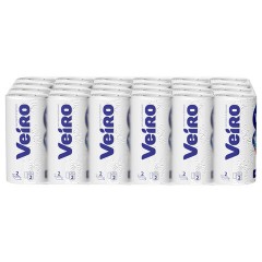 Полотенца бумажные бытовые, спайка 2 шт., 2-слойные (2х12 м), VEIRO (Вейро), белые, 5п22 - фото 8