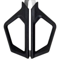 Ножницы BRAUBERG "Super black" 170 мм, черные, 3-сторонняя заточка, ручки из ABS-пластика, 238854 - фото 6
