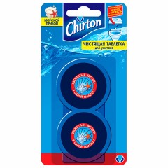 Таблетки чистящие для унитаза 2 шт. х 50 г, CHIRTON (Чиртон), "Морской Прибой", 6944678610380 Таблетки чистящие для унитаза 2 шт. х 50 г, CHIRTON (Чиртон), "Морской Прибой", 6944678610380 - фото 2