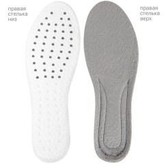 Стельки для обуви ЗИМНИЕ УТЕПЛЕННЫЕ, материал PU PRO, размер RU 39-44 / EU 40-45, с линиями выреза, SHEGRA (ШЕГРА), 700758 - фото 2
