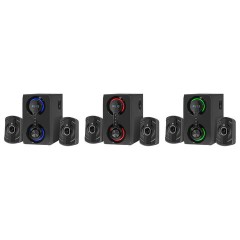 Колонки компьютерные DEFENDER Eclipse, 2.1, 40 Вт, Bluetooth, FM, USB, SD, AUX, черные, 65593 - фото 2