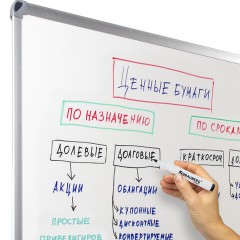 Маркеры стираемые для белой доски, НАБОР 4 ЦВЕТА, BRAUBERG "ULTRA WHITEBOARD MARKER", 3 мм, 152635 - фото 15