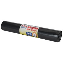 Мешки для мусора LAIMA "ULTRA", 240 л, черные, рулон 5 шт., сверхпрочные, ПСД, 120 мкм, 90х140 см, 607698 Мешки для мусора LAIMA "ULTRA", 240 л, черные, рулон 5 шт., сверхпрочные, ПСД, 120 мкм, 90х140 см, 607698 - фото 2