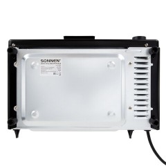 Мини-печь электрическая SONNEN EO-1001, 800 Вт, 10 л, таймер, нагрев до 230 °C, черная, 458308 - фото 6
